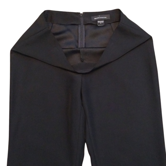 Moda International Women's Black Sleek Bootcut Trouser Pants Size 8 NWOT - Picture 3 of 8